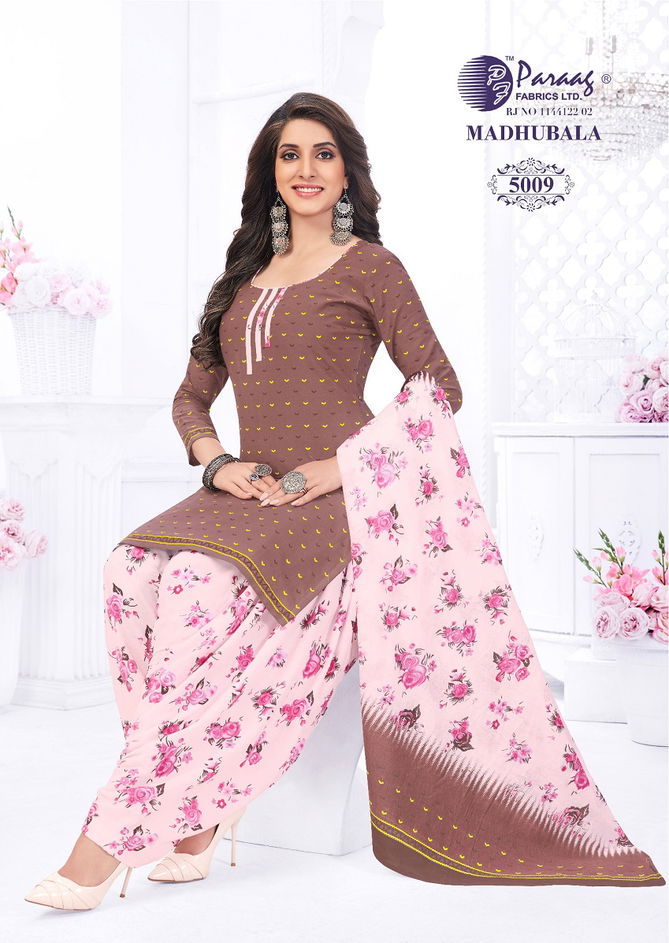 Paraag Madhubala Vol 5 Printed Cotton Dress Material Catalog
